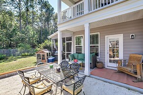Media Room & Yard: Modern Moncks Corner Home