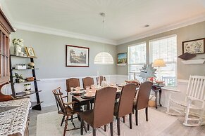 Media Room & Yard: Modern Moncks Corner Home