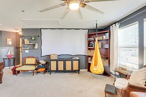 Media Room & Yard: Modern Moncks Corner Home