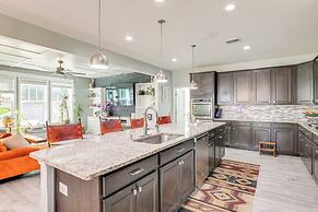 Media Room & Yard: Modern Moncks Corner Home