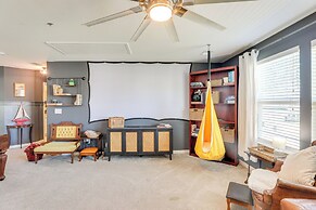 Media Room & Yard: Modern Moncks Corner Home