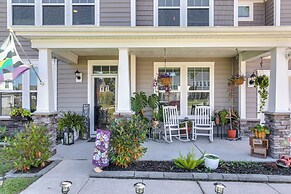 Media Room & Yard: Modern Moncks Corner Home