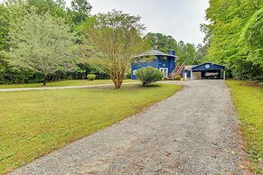 Near Lake Gaston: Unique Home w/ Deck & Fire Pit!