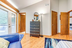 Near Lake Gaston: Unique Home w/ Deck & Fire Pit!