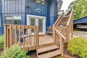 Near Lake Gaston: Unique Home w/ Deck & Fire Pit!