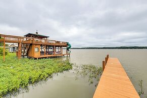 Near Lake Gaston: Unique Home w/ Deck & Fire Pit!