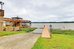 Near Lake Gaston: Unique Home w/ Deck & Fire Pit!