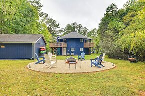 Near Lake Gaston: Unique Home w/ Deck & Fire Pit!
