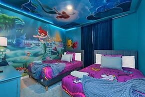 Little Mermaid Theme Bed Luxury 5 Bed Pool Home! 5 Bedroom Villa
