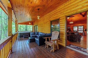 Hot Tub & Fire Pit: Secluded Blue Ridge Cabin!