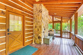 5 Mi to Blue Ridge Lake: Cabin w/ Fire Pit!