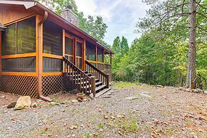 5 Mi to Blue Ridge Lake: Cabin w/ Fire Pit!