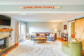 Mtn & Foliage Views: Modern Mount Snow Stay!