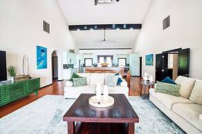 Beachfront Villa With Long Private Pier and Pool