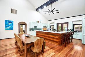 Beachfront Villa With Long Private Pier and Pool