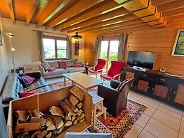 Chalet Just Outside Hampteau Offering Magnificent Views Across the Our