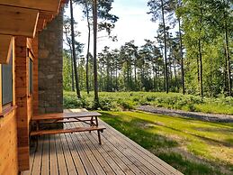 Modern, Wooden Chalet With Wood Burning Stove, in the Forest