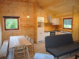 Modern, Wooden Chalet With Wood Burning Stove, in the Forest