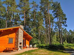 Modern, Wooden Chalet With Wood Burning Stove, in the Forest