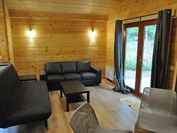 Modern, Wooden Chalet With Wood Burning Stove, in the Forest