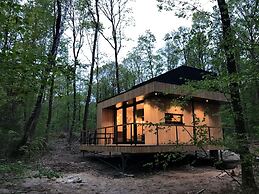 Modern, Wooden Chalet With Wood Burning Stove, in the Forest