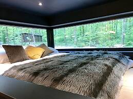 Modern, Wooden Chalet With Wood Burning Stove, in the Forest