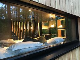 Modern, Wooden Chalet With Wood Burning Stove, in the Forest