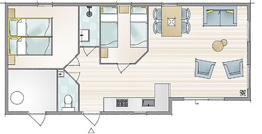Comfortable Chalet With Dishwasher, in the Texel Dune Areal