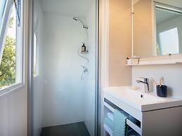 Comfortable Chalet With Microwave, on a Holiday Park 1 km. From the Be