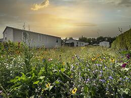 Comfortable Chalet With Microwave, on a Holiday Park 1 km. From the Be