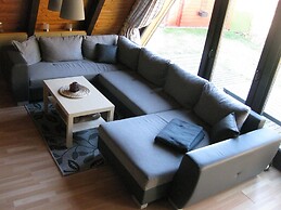 Wooden Bungalow With a Terrace, in a Wooded Area