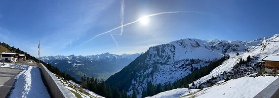 New Holiday Home on the Alm With Terrace and Balcony