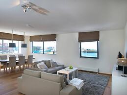 Modern Apartment With a View of the Scheveningen Harbor