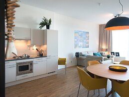 Modern Apartment With a View of the Scheveningen Harbor