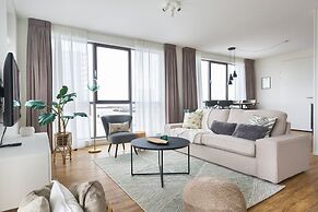 Modern Apartment With a View of the Scheveningen Harbor