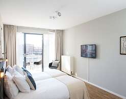 Modern Apartment With a View of the Scheveningen Harbor