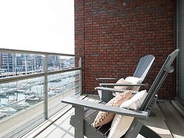Modern Apartment With a View of the Scheveningen Harbor