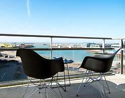 Modern Apartment With a View of the Scheveningen Harbor