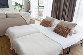 Modern Apartment With a View of the Scheveningen Harbor