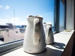 Modern Apartment With a View of the Scheveningen Harbor