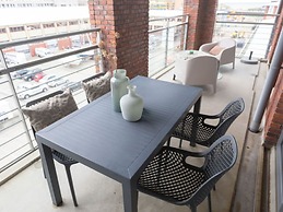 Modern Apartment With a View of the Scheveningen Harbor