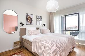 Modern Apartment With a View of the Scheveningen Harbor