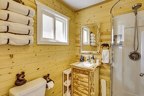 Walk to Water: Cozy Cabin in Green Valley Lake!