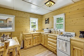 Walk to Water: Cozy Cabin in Green Valley Lake!