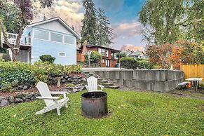 Spanaway Lakefront House: Dock, Fire Pit