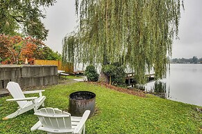 Spanaway Lakefront House: Dock, Fire Pit