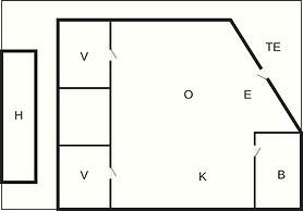 6 pax Camping Cabin in Rodhus, Pandarup