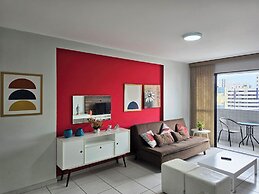 Apartamento na Ponta Verde, WiFi Rápida e Piscina no topo