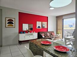 Apartamento na Ponta Verde, WiFi Rápida e Piscina no topo