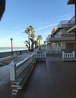 Beachfront Apartment With Patio & Private Terrace
